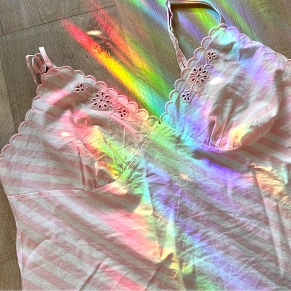 Victoria Secret Pink Striped Slip-dress - Picture 4 of 8